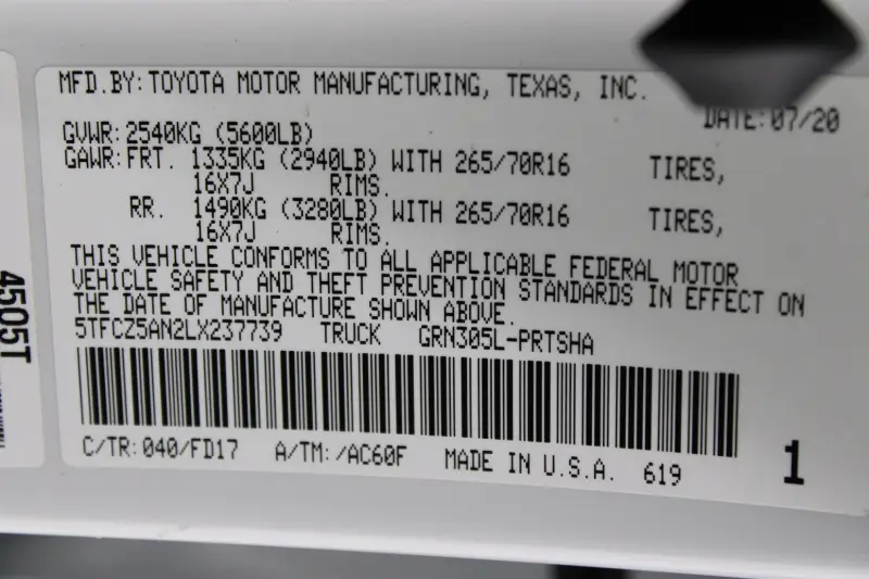 2020 Toyota Tacoma 4WD TRD Off Road photo 22